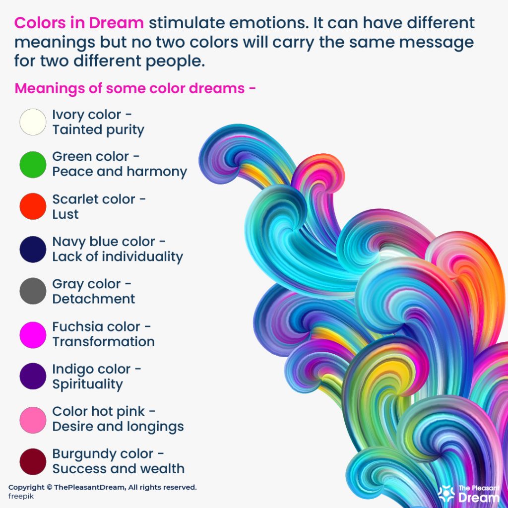 Colors In Dream - 48 Different Plots And Their Meanings