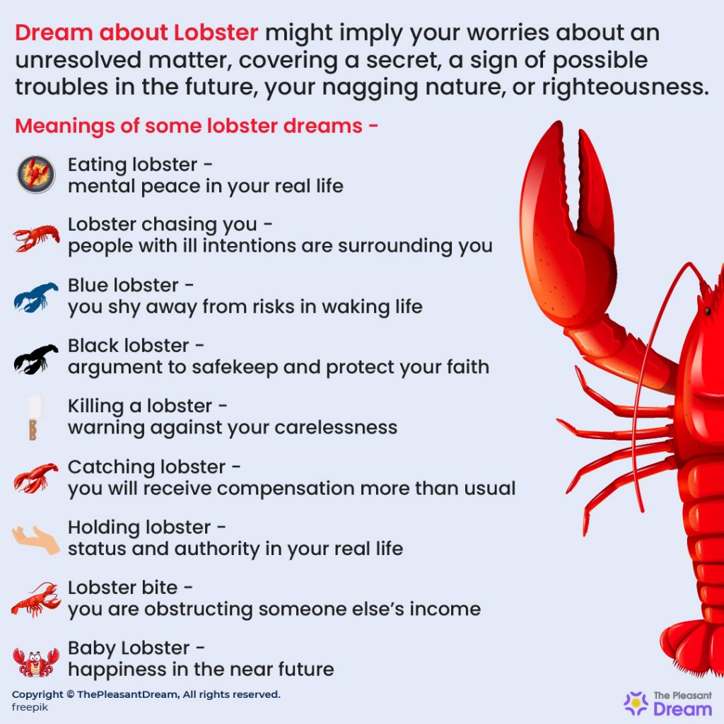 Dream about Lobster - 45 Plots & Their Interpretations