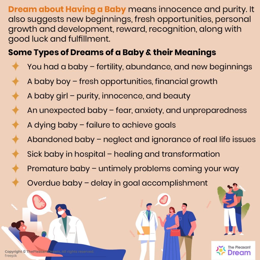 Dreams about Having a Baby - 40 Scenarios & their Meanings