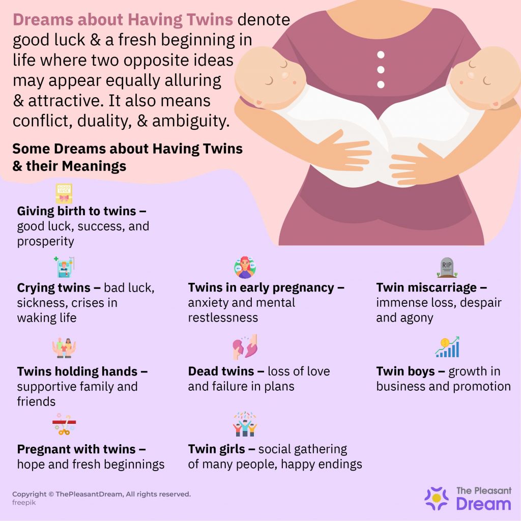 Dream about Having Twins – 40 Types and Illustrations