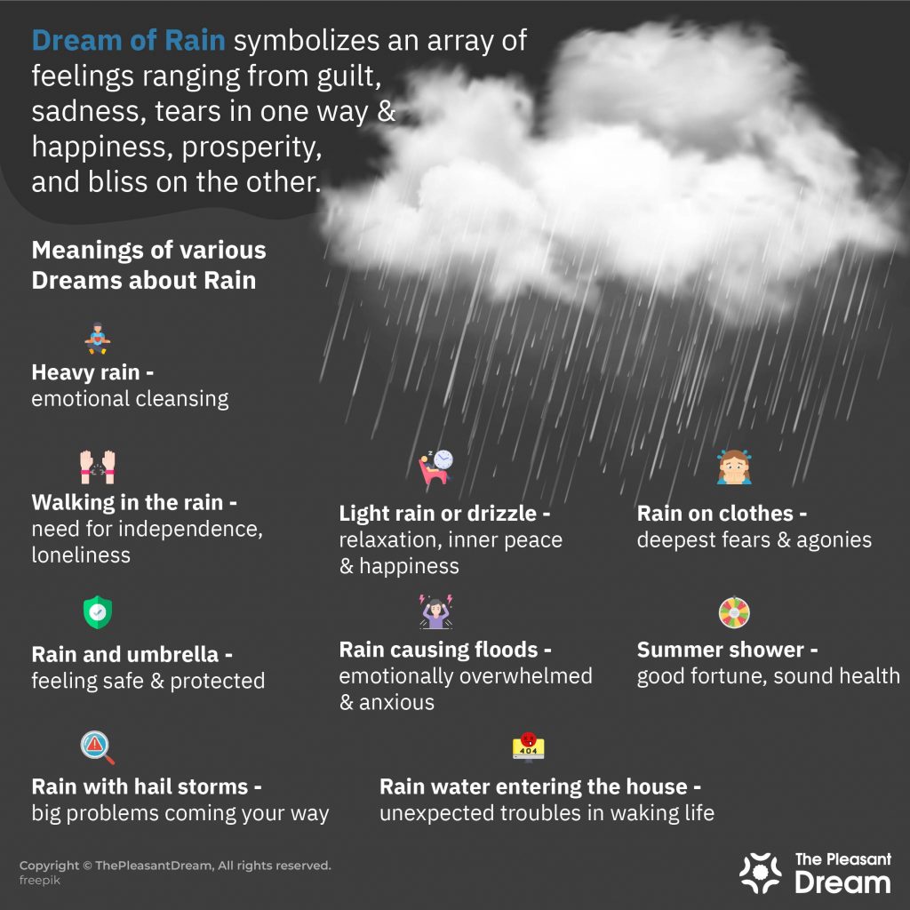 Dream of Rain - Various Scenarios and Their Interpretations