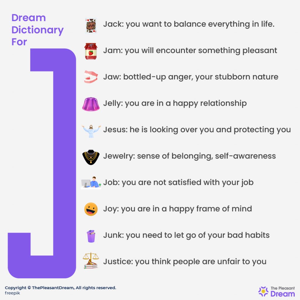 Dream Dictionary for “J”