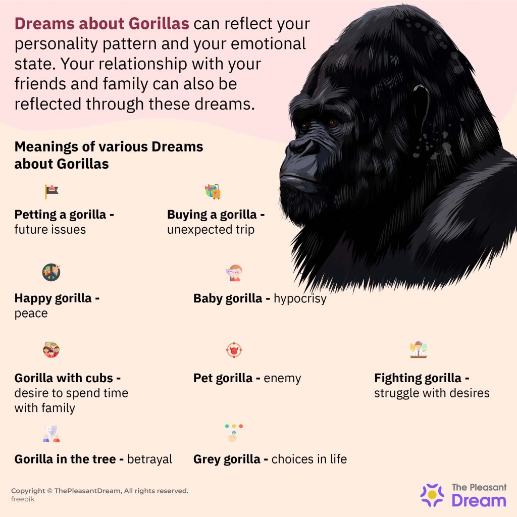 Dream about Gorilla - Various Scenarios and Their Meanings