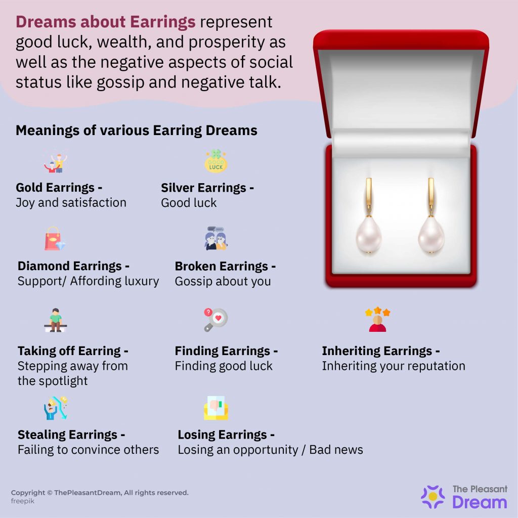 Dream of Earrings - Exploring Different Scenarios with Meanings