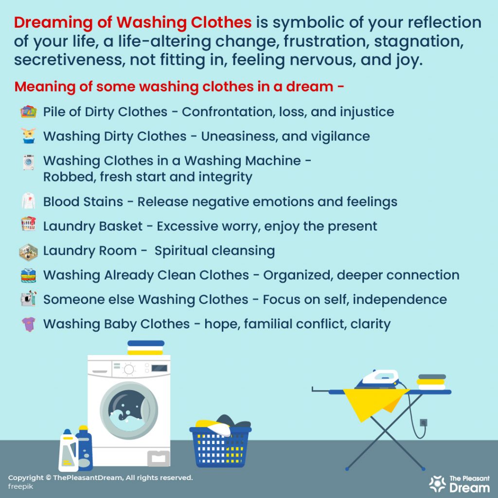 Dreaming of Washing Clothes - 88 Scenarios & Their Interpretations
