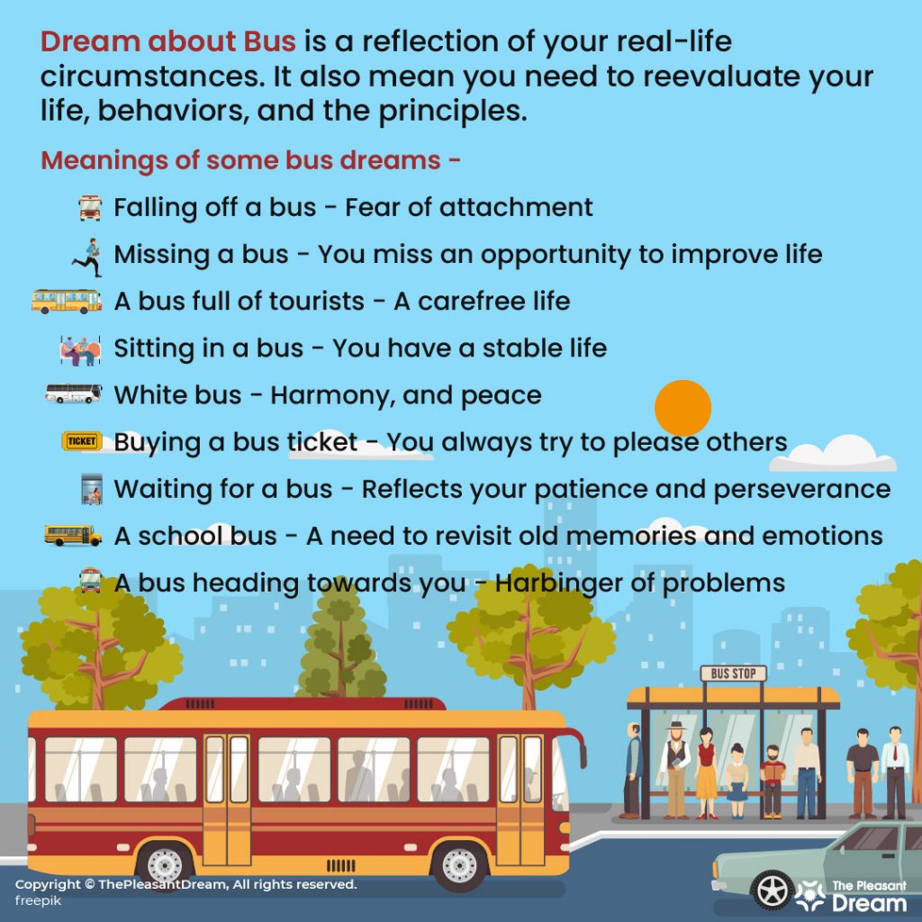 travel on bus dream