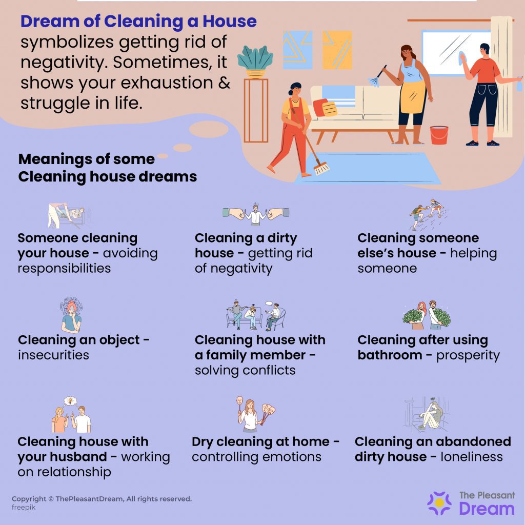 Dream of Cleaning House - Various  Scenarios & Their Meanings