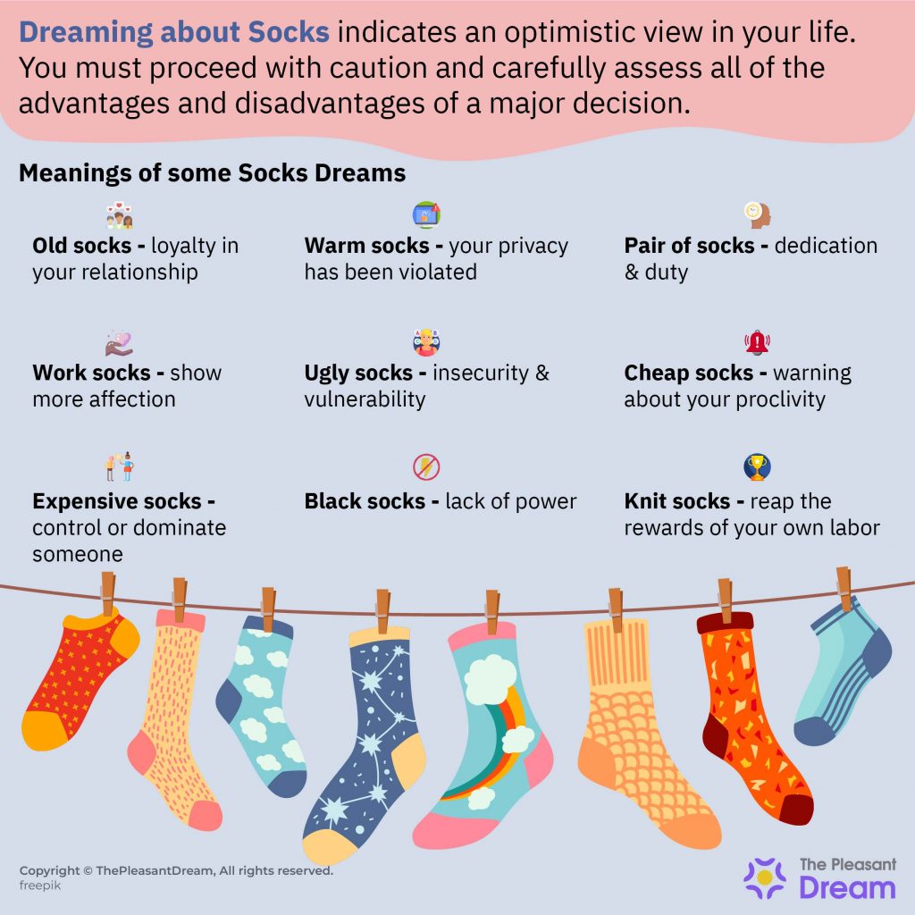 Dream about Socks - 106 Situations & Their Interpretations