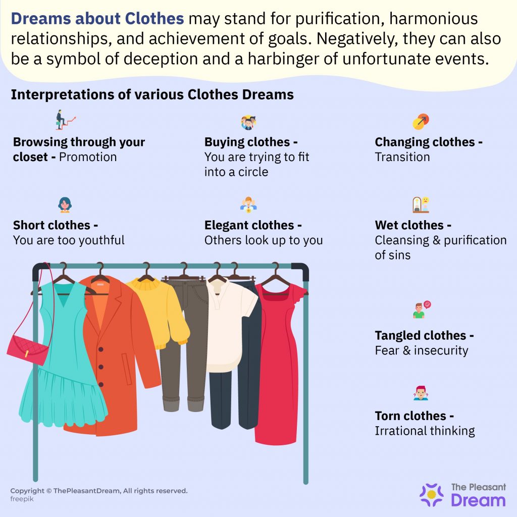 Dreams about Clothes - Types and Their Interpretations