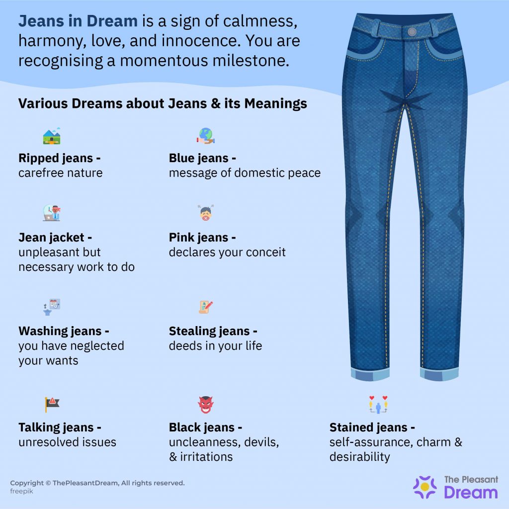 Jeans in Dream - 72 Scenarios & Their Interpretations