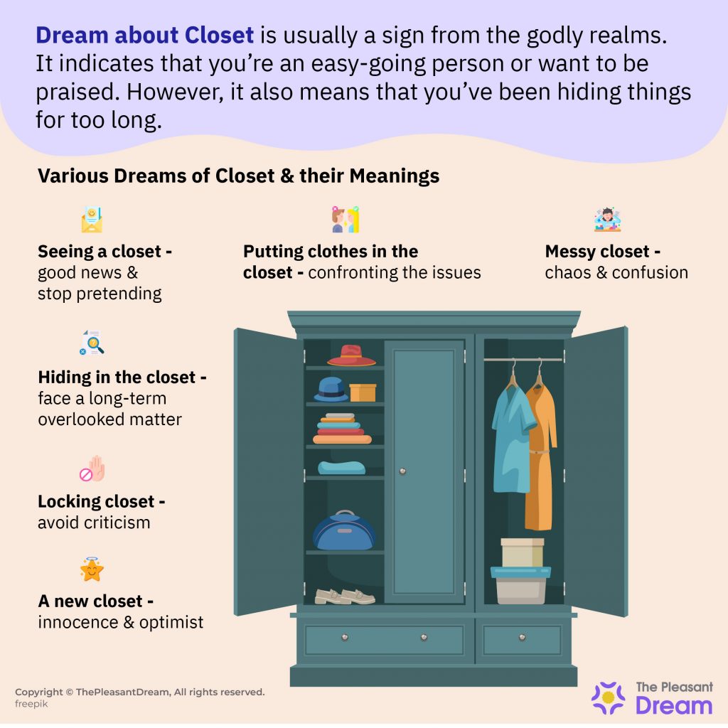 Dream about Closet - It Indicates Your Casual Attitude Towards Life!