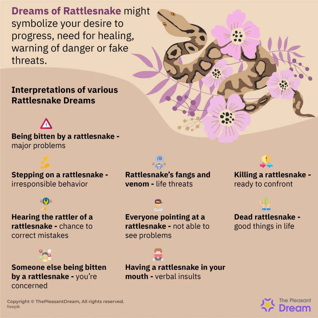 Dream about Rattlesnake – Various Types & Their Interpretations