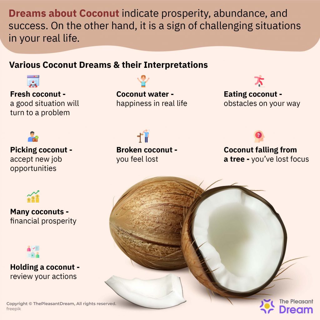 Dream of Coconut - Various Types & Their Interpretations