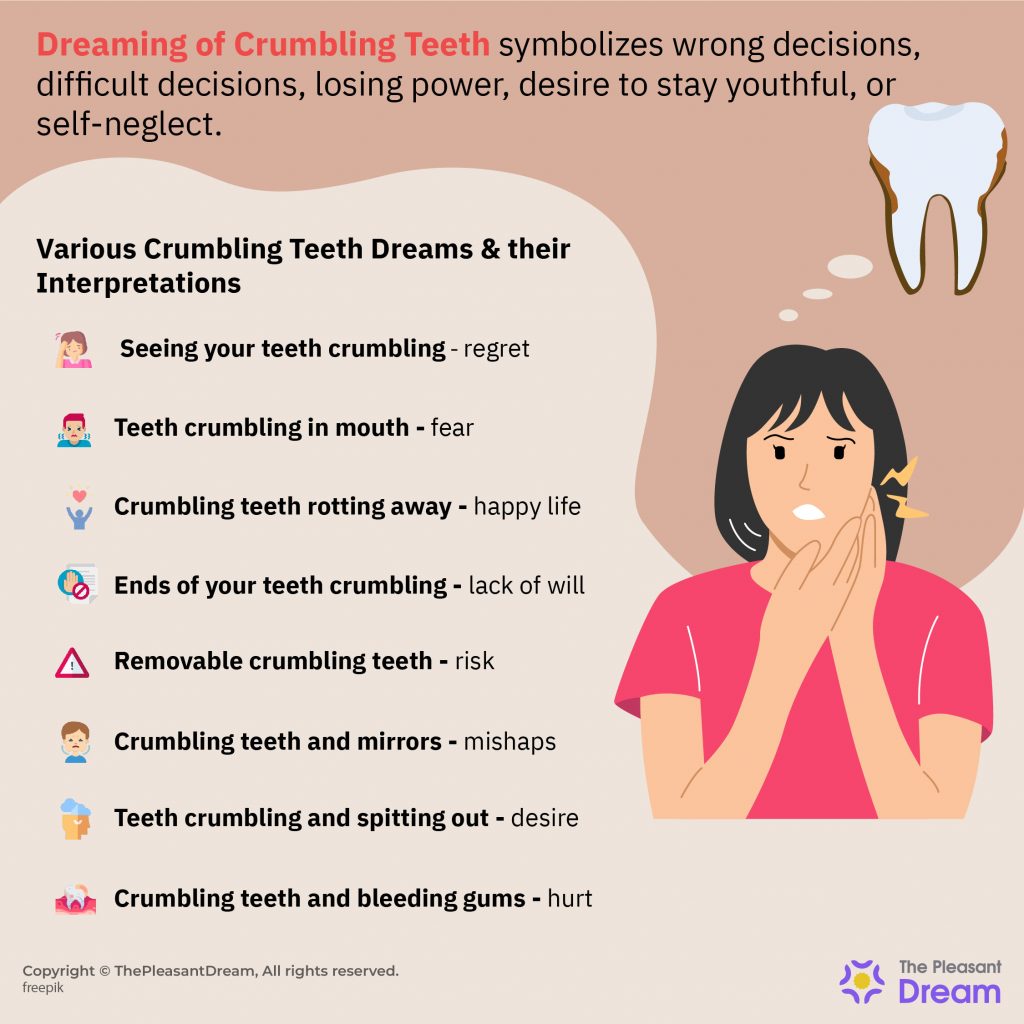 Crumbling Teeth in Dreams – 30 Types & Their Interpretations