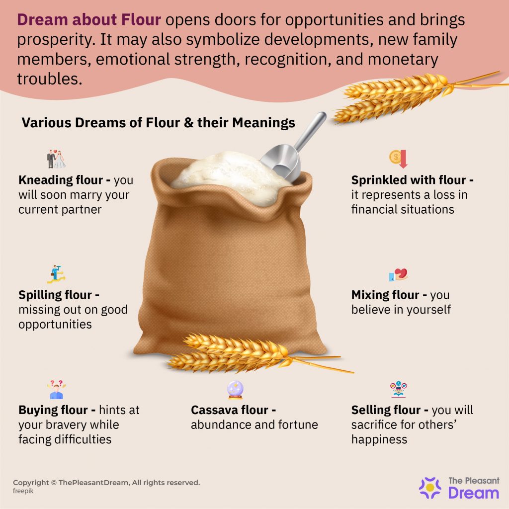 Dream about Flour - Several Plots & Meanings