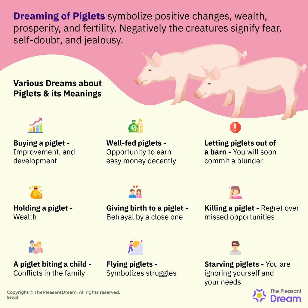 Dreaming About Piglets - Various Types With Meanings