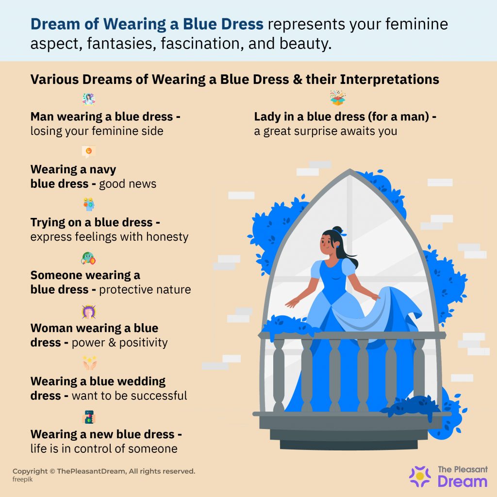 Dreaming Of Wearing A Blue Dress – Various Plots And Interpretations