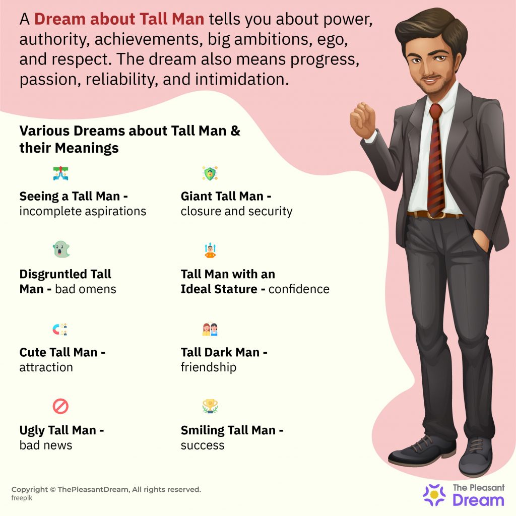 Dream about Tall Man - 40 Scenarios and Interpretations 