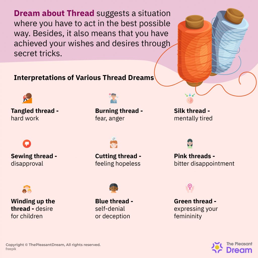 Thread Dream Meaning An Unresolved Issue is Bothering You