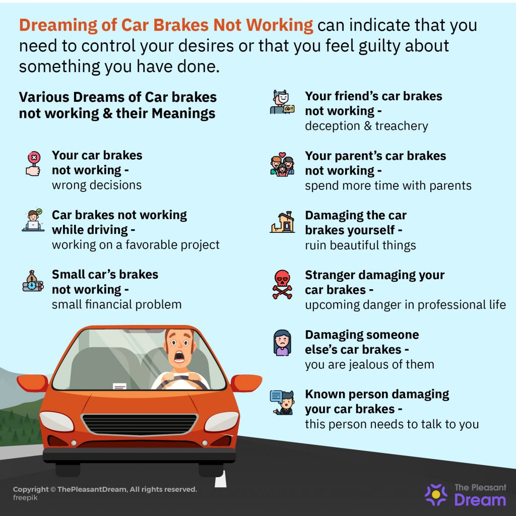 Dream of Car Brakes Not Working You Need To Hold The Reins Of Your