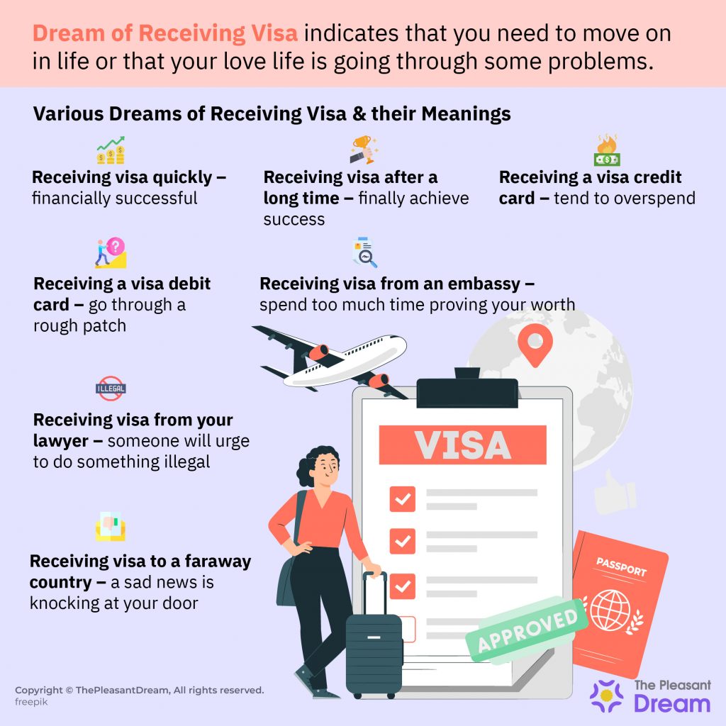 Dream of Receiving Visa – Your Love Life Is In Distress