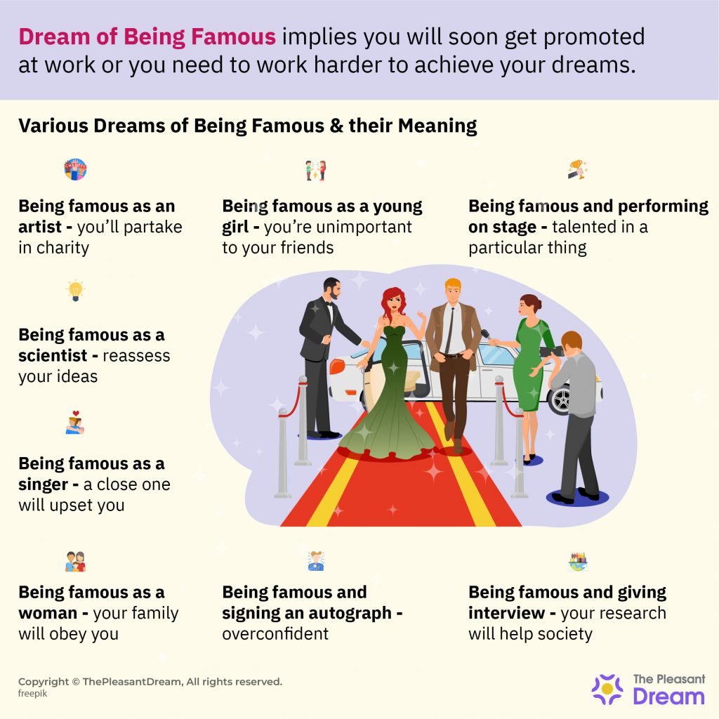 Dream about Being Famous – Expect Some Major Changes in Your Life